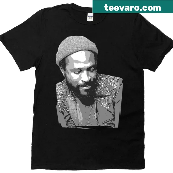 Oversized T-shirt celebrating Marvin Gaye with stylish graphic