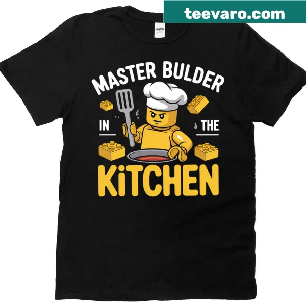 Whimsical T-shirt with hand-lettered design celebrating cooking