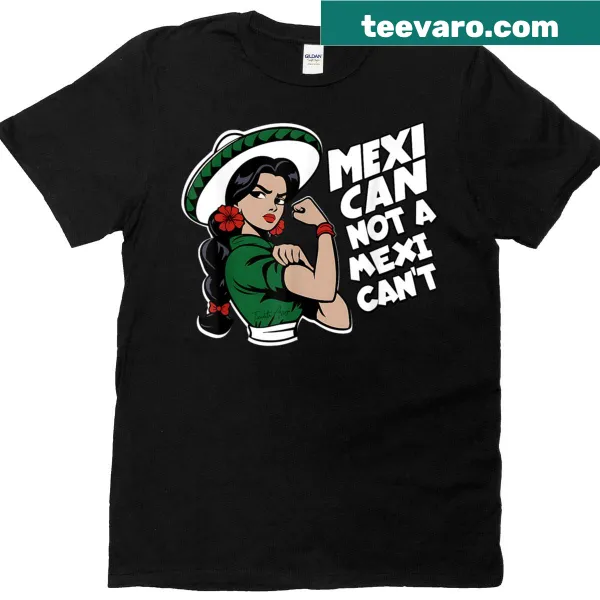 Mexican Not A Mexicant T-shirt with bold typography