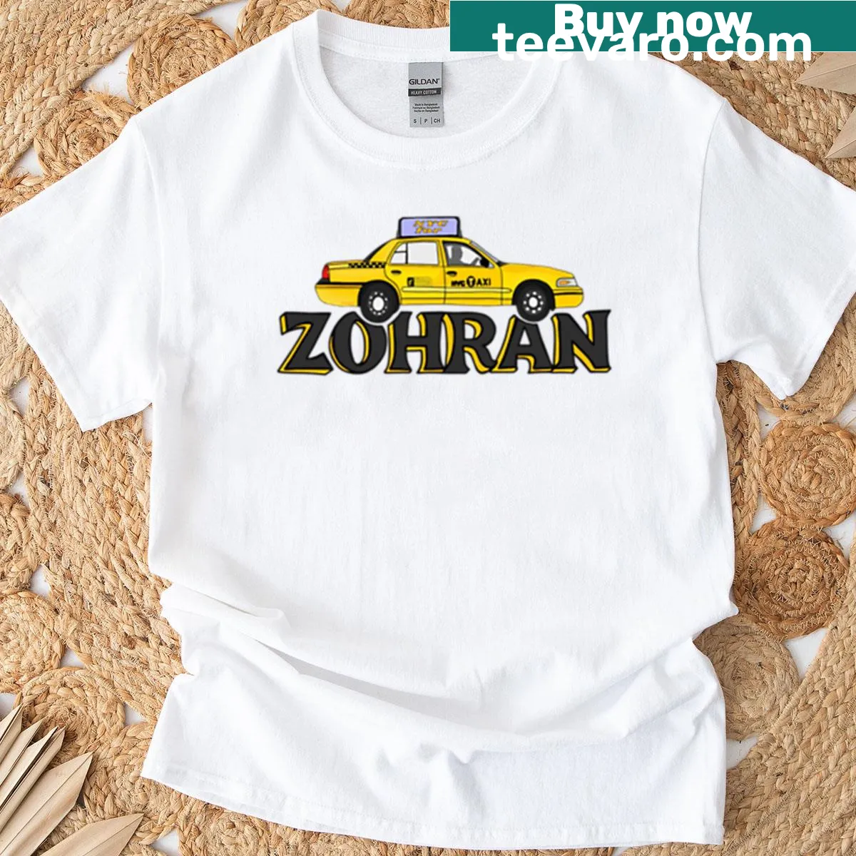 NYC 4 Zohran graphic T-shirt representing the city's culture — on a men's t-shirt