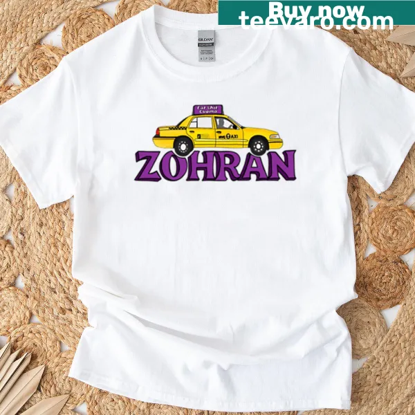 Stylish t-shirt featuring NYC theme with Zohran design