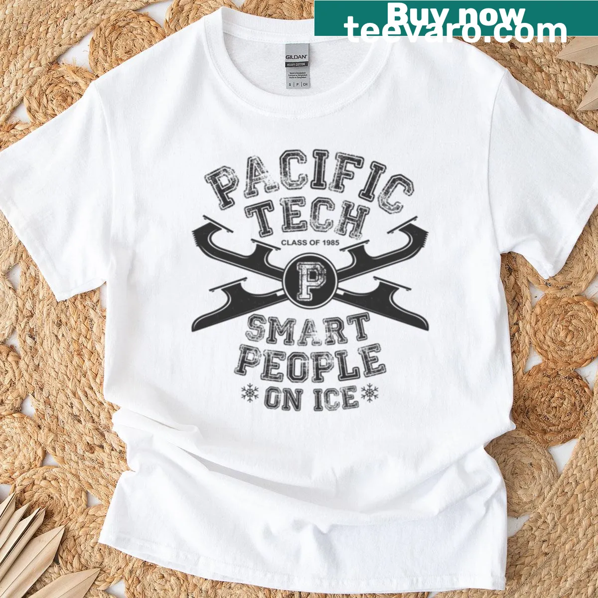 Dark print t-shirt with a techie humor theme — on a men's t-shirt