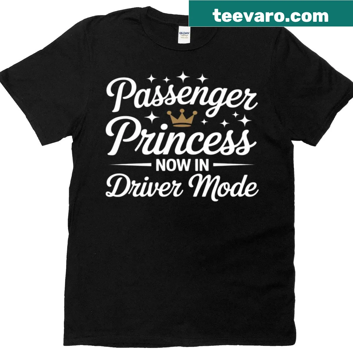 Text design representing a girl’s journey from passenger to pilot — on a men's t-shirt