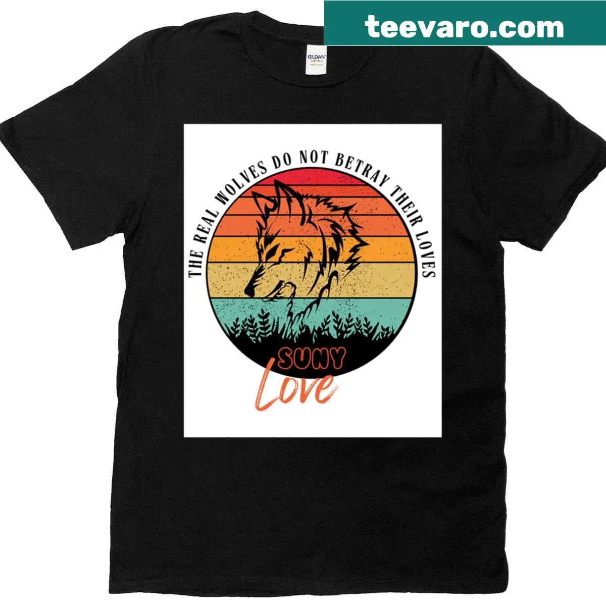 Uplifting line art design featuring musical elements on T-shirt. — on a men's t-shirt