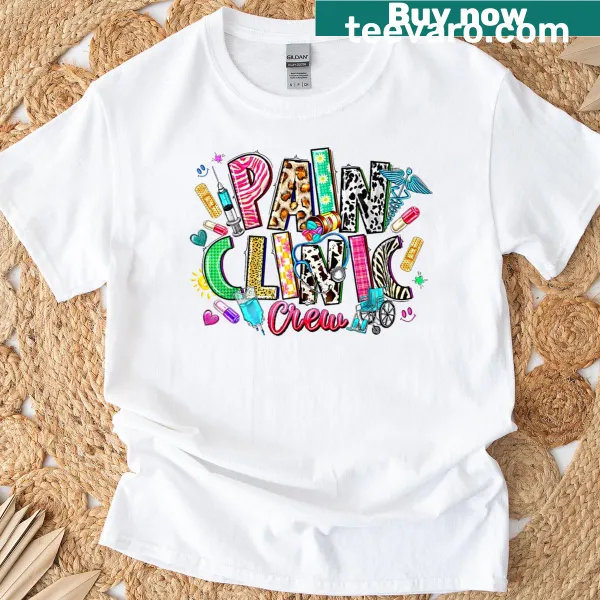 Retro leopard graphic designed for pain management nurses