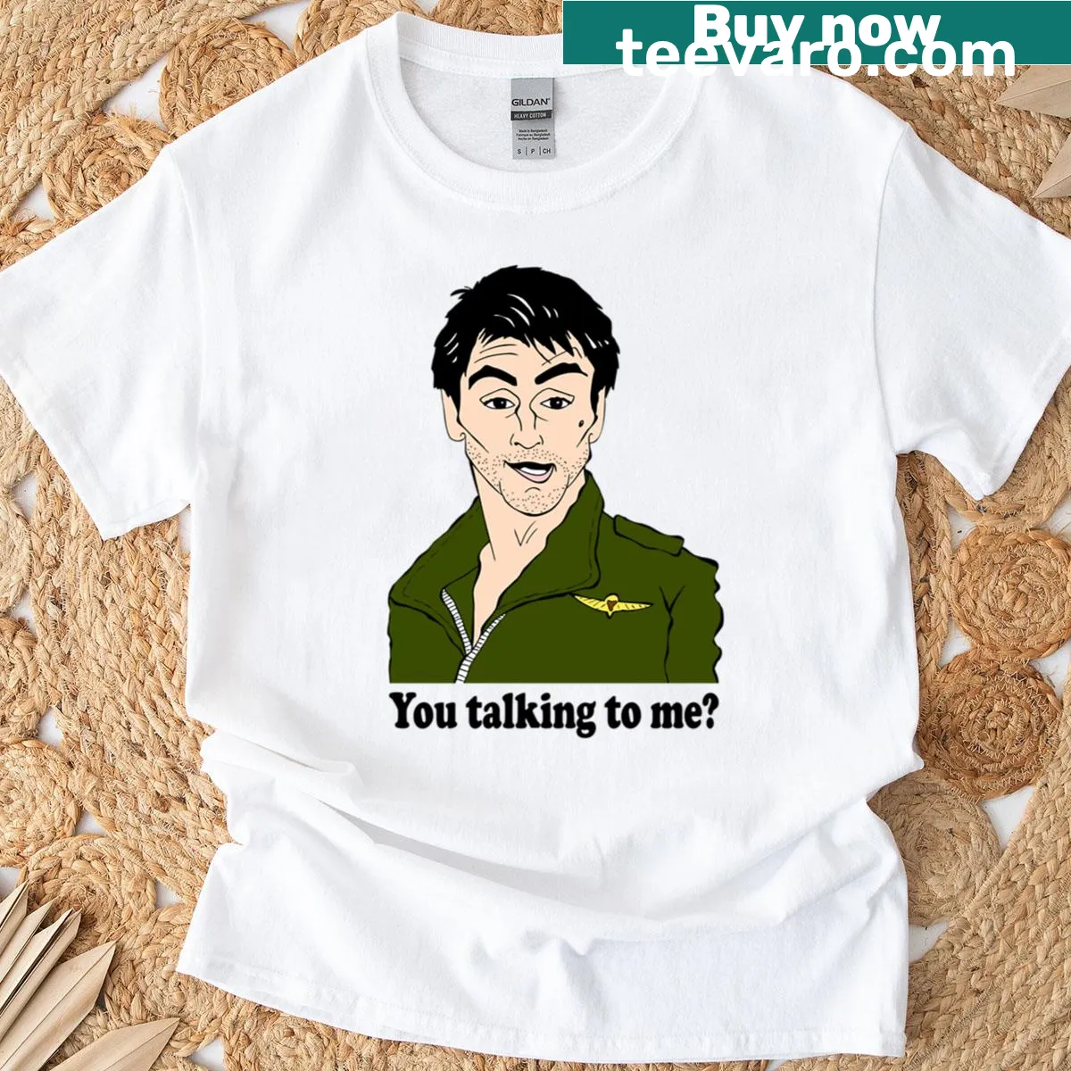 Vintage design referencing Robert Deniro's Taxi Driver — on a men's t-shirt