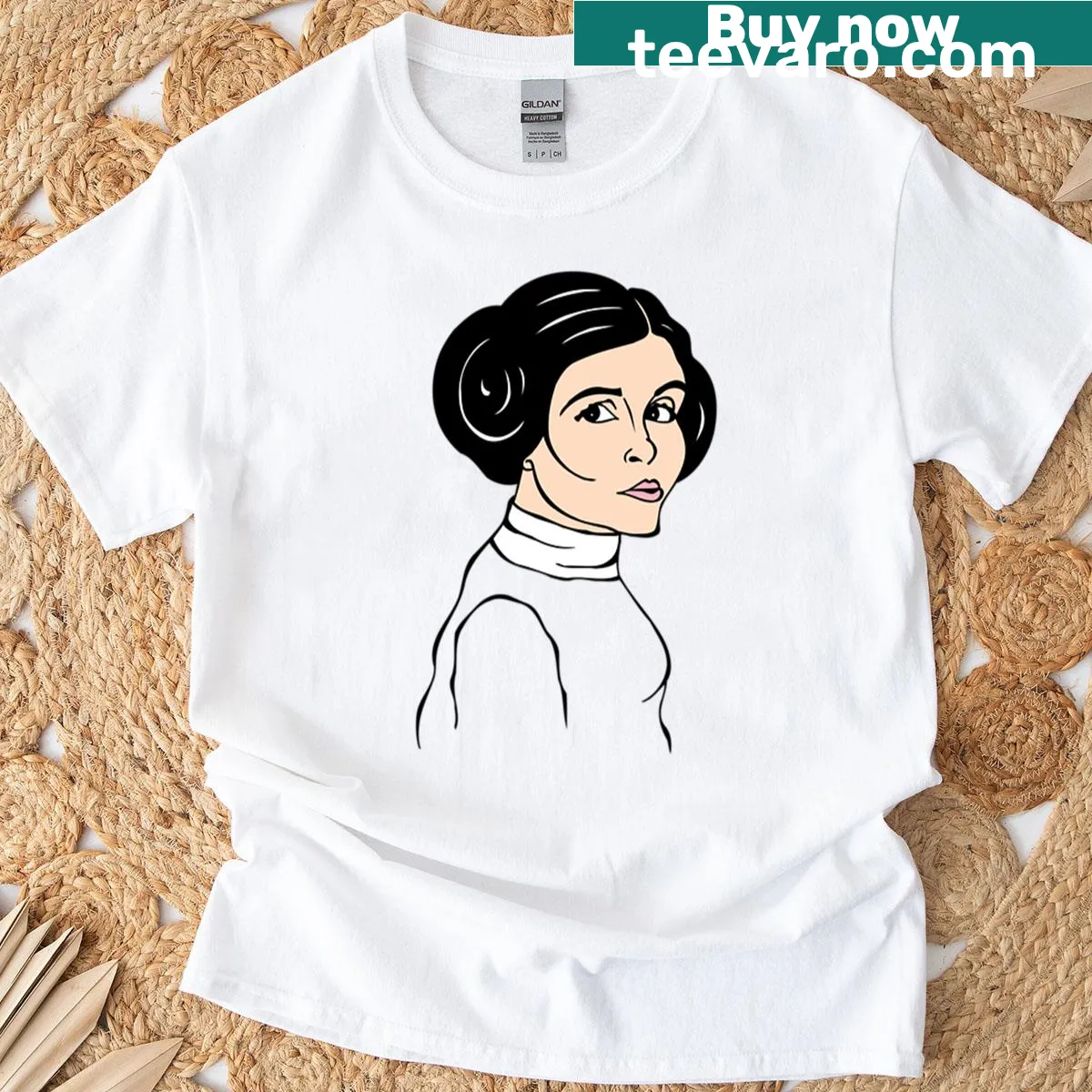 T-shirt featuring fan art inspired by sci-fi movies. — on a men's t-shirt