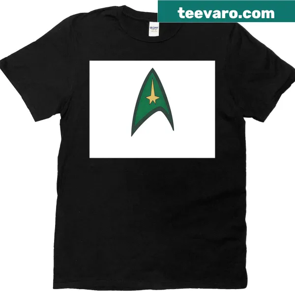 T-shirt featuring a bold design inspired by Star Trek