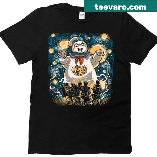 Illustrative T-shirt featuring whimsical starry designs