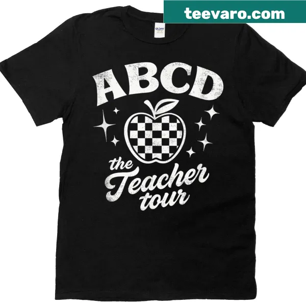 Teacher-themed T-shirt celebrating back to school