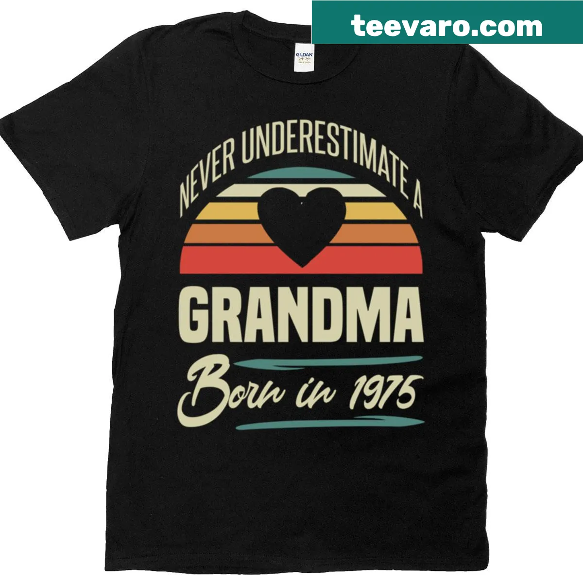 50th birthday shirt for grandma featuring bold typography — on a men's t-shirt