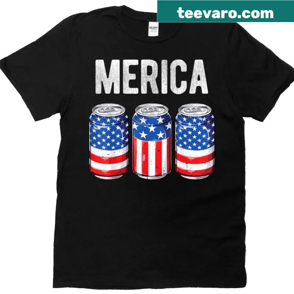 American flag design with beer motifs for 4th of July celebration