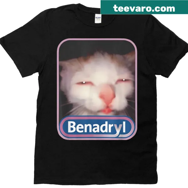 Funny meme cat t-shirt with a cute quote about cats