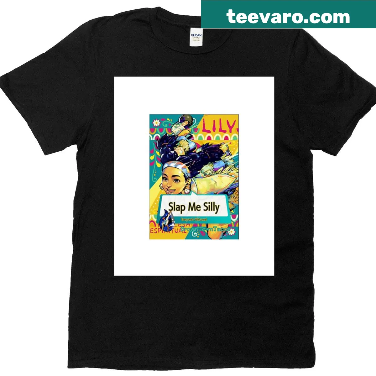 Street Fighter 6 graphic design on a t-shirt — on a men's t-shirt