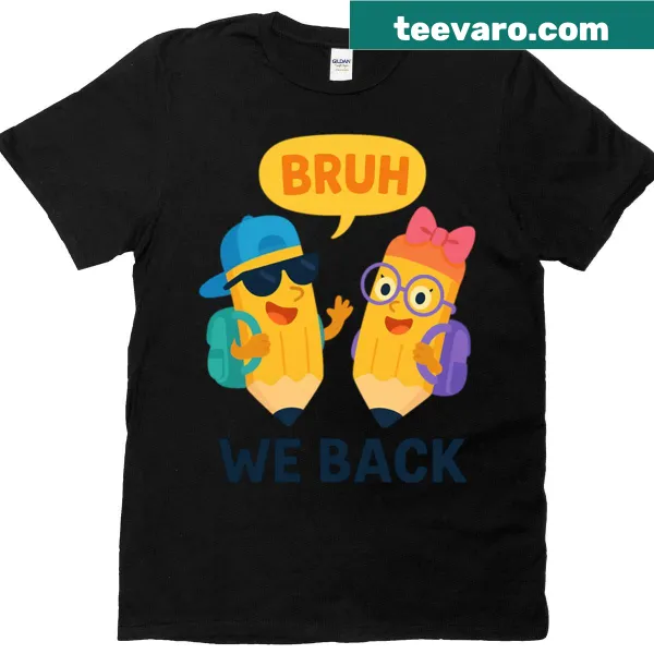 Funny back-to-school t-shirt featuring a pencil meme
