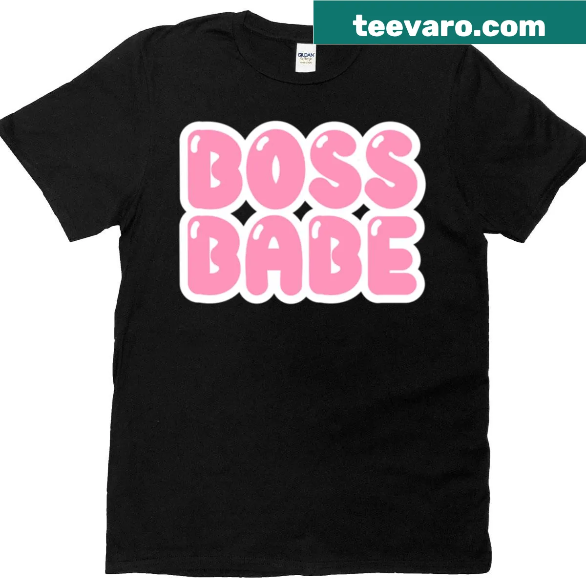 Motivational typography graphic tee for positivity — on a men's t-shirt