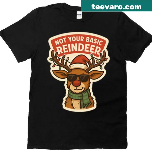 Funny Christmas T-shirt with the phrase 'Dear Santa, Define Nice.'