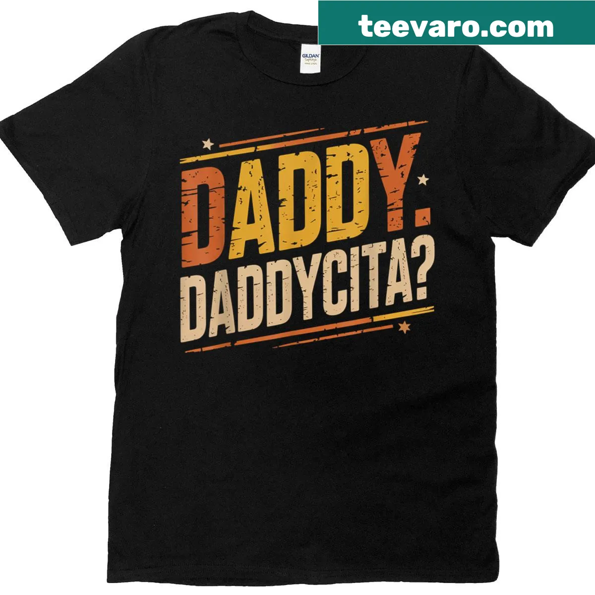 Vintage distressed Father's Day t-shirt with humorous text — on a men's t-shirt