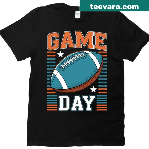 Game Day T-shirt with bold American football design