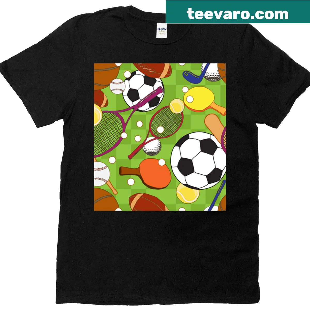 Casual Game On T-shirt with playful design — on a men's t-shirt