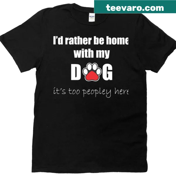 T-shirt with heart-shaped paw print graphic for pet lovers