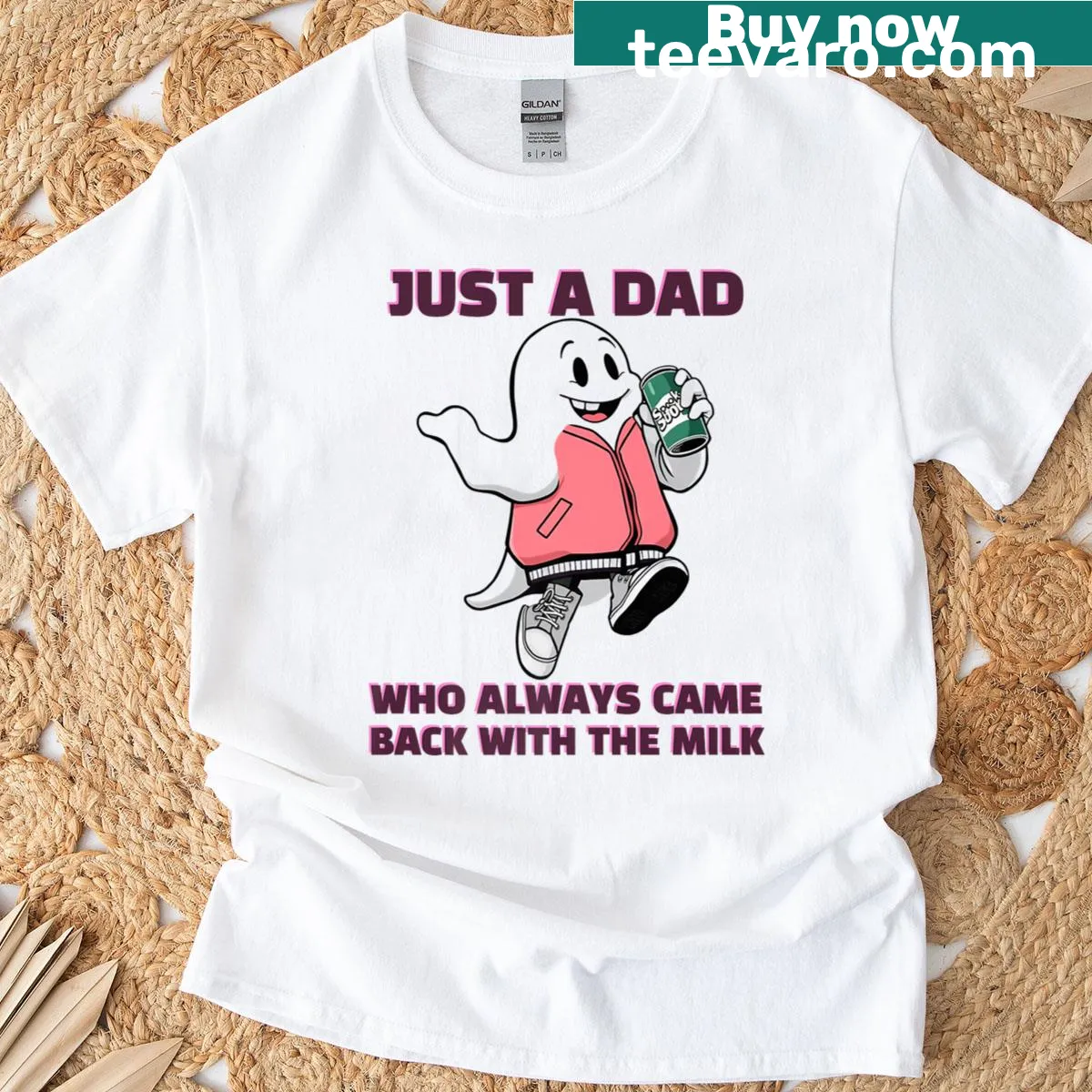 Funny Father's Day t-shirt with a sentimental dad quote. — on a men's t-shirt