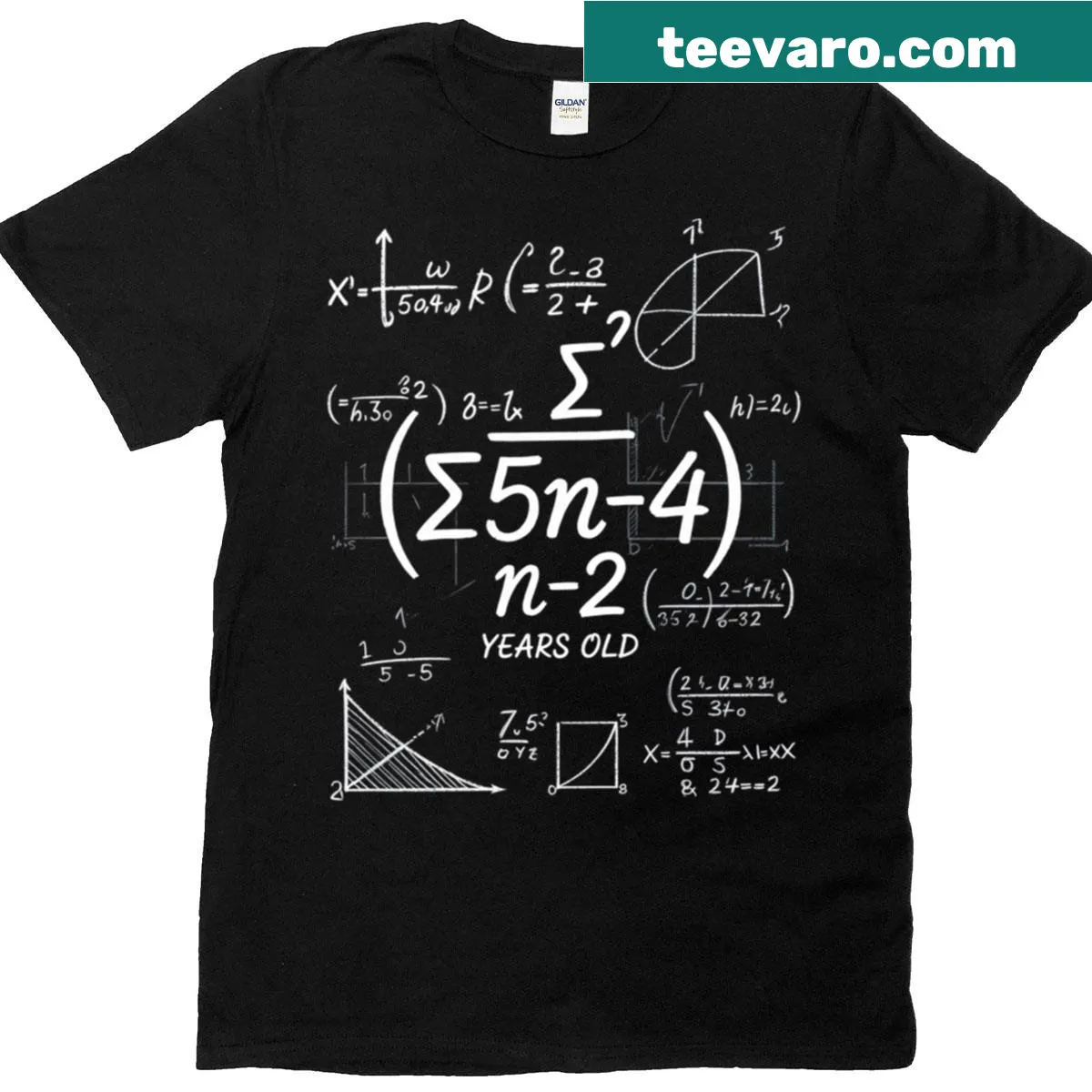 Funny typography T-shirt celebrating a 17th birthday with large text — on a men's t-shirt