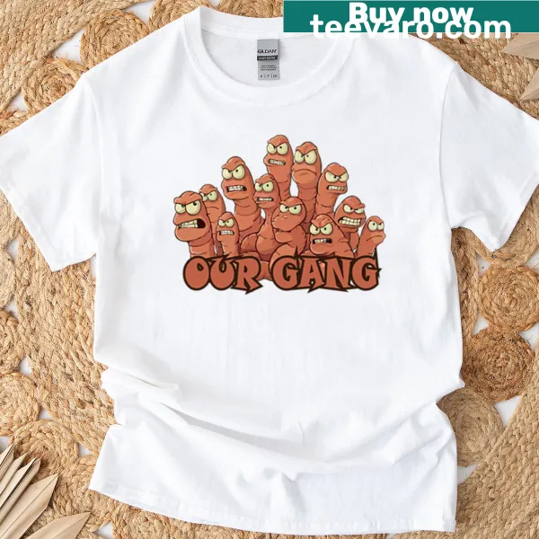T-shirt with 'Our Gang' illustration celebrating family