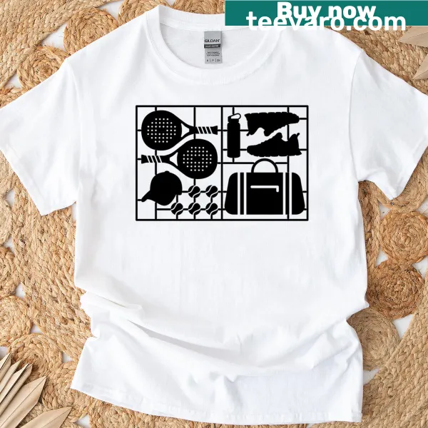 T-shirt with the phrase Assemble Your Game for padel players