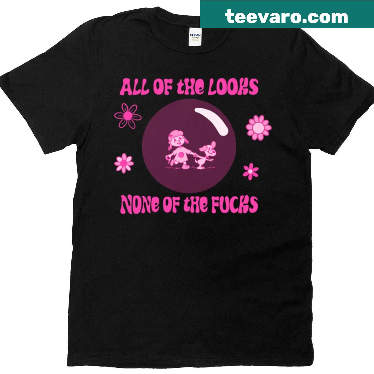 Cartoon dogs graphic on a cute friends t-shirt — on a men's t-shirt