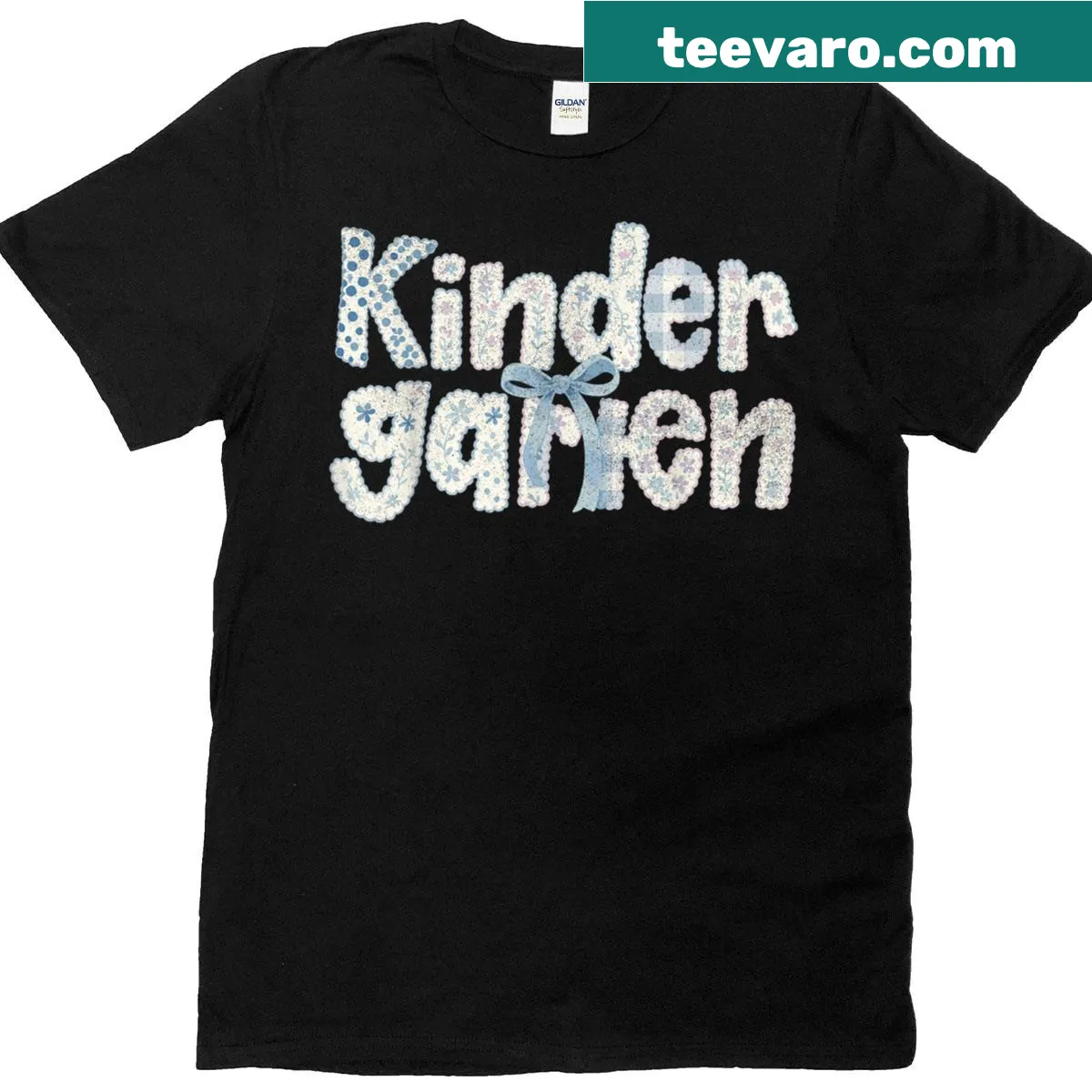 Bow graphic design on a kindergarten teacher t-shirt — on a men's t-shirt