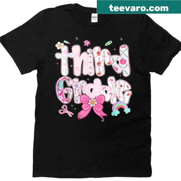 Preppy T-shirt for third grade students
