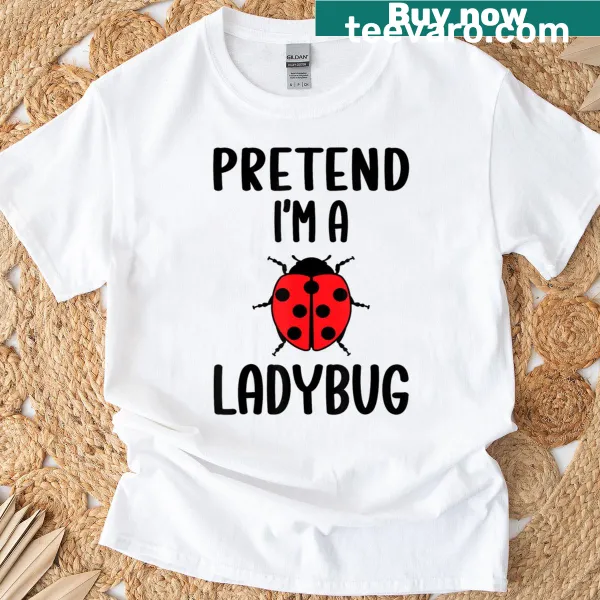 Funny T-shirt with ladybug graphic for Halloween