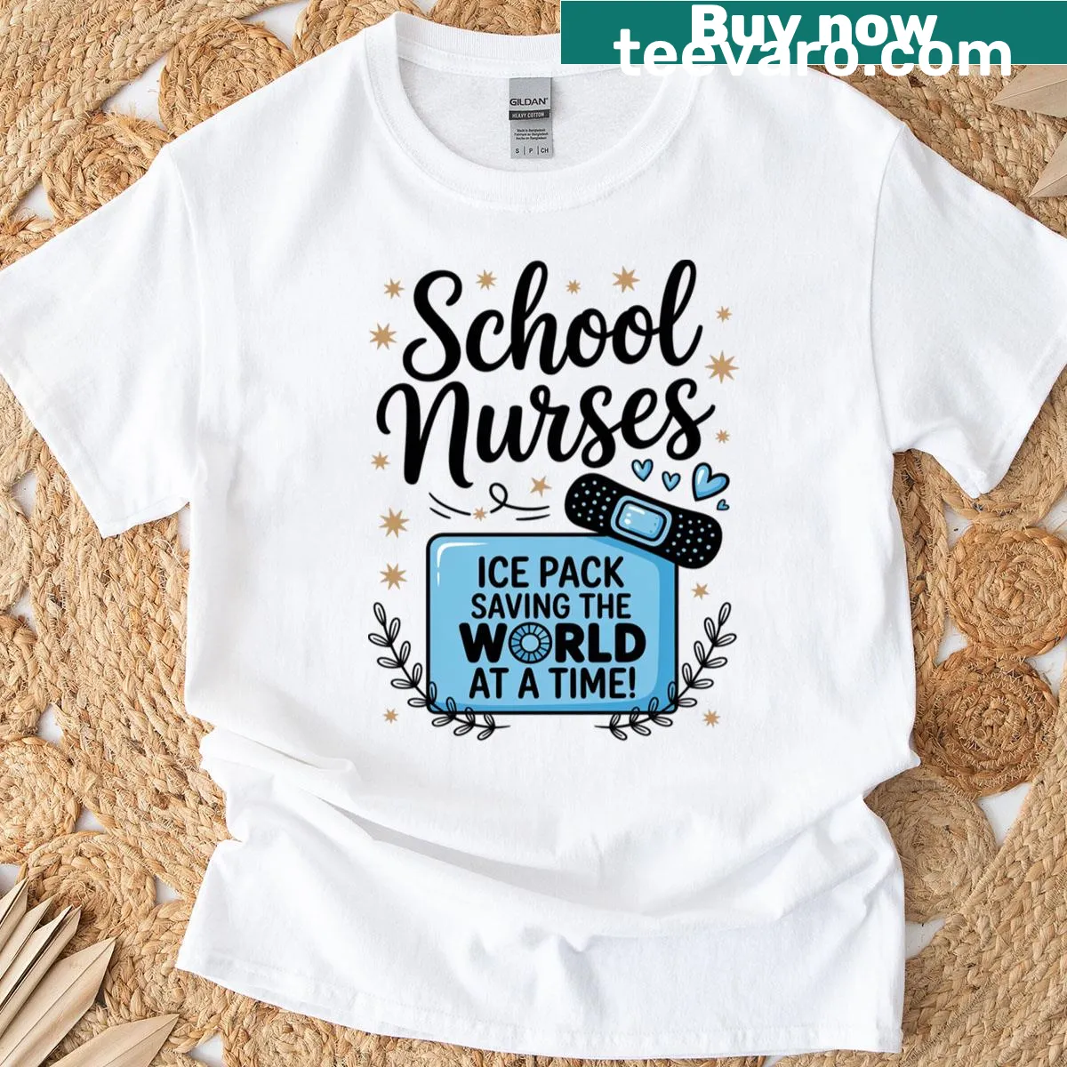 Nursing appreciation T-shirt with a heartfelt message for nurses — on a men's t-shirt