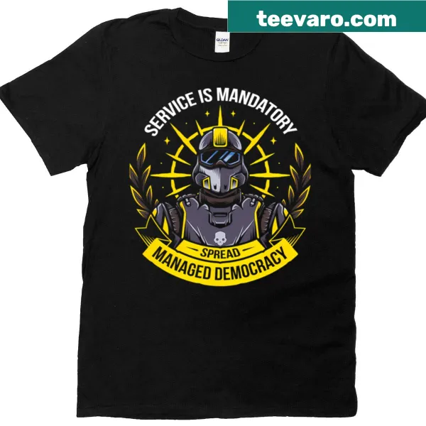 Inspirational T-shirt with the phrase Spreading Democracy