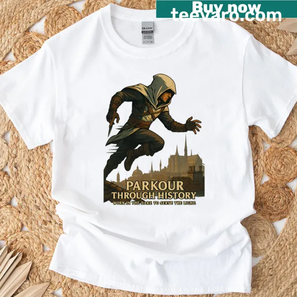 Minimalist silhouette design on an oversized T-shirt