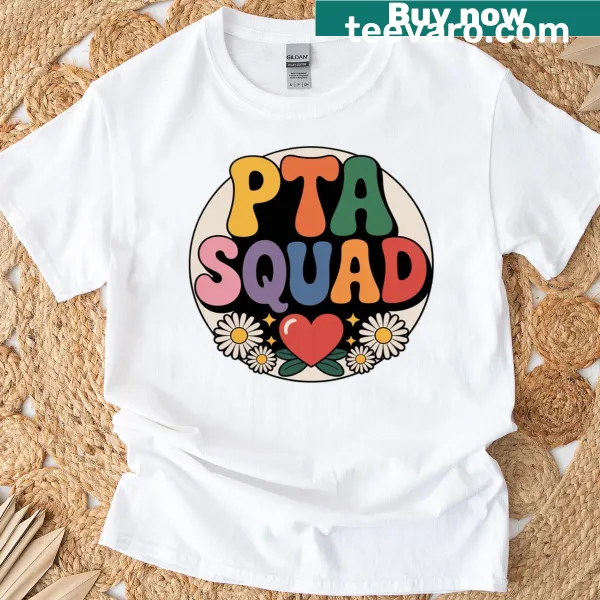 Supportive T-shirt for PTA advocates featuring community-themed design