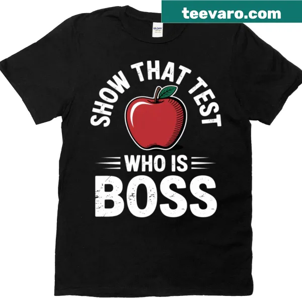 T-shirt with the words: Exam Test Day