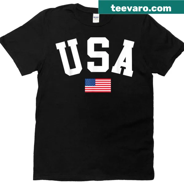 American flag themed Fourth of July t-shirt for all ages