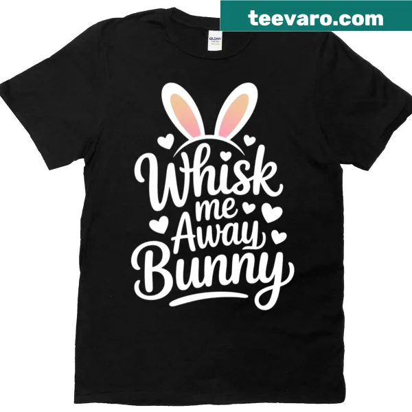 Cute bunny illustration for Easter on a kid's t-shirt