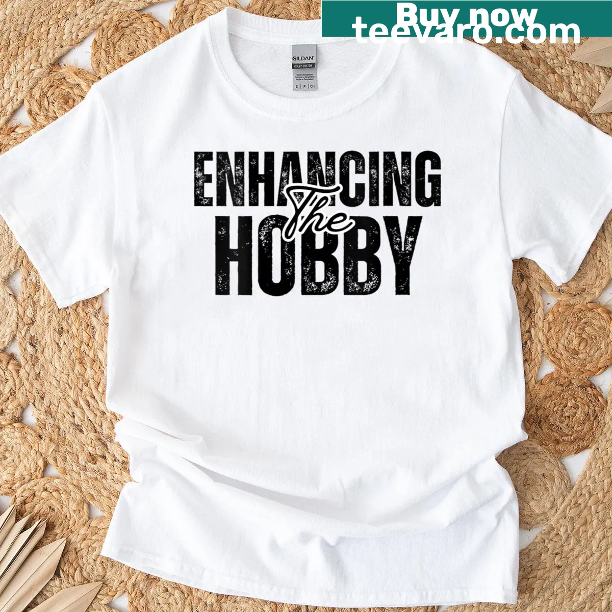 Motivational t-shirt about enhancing hobbies — on a men's t-shirt