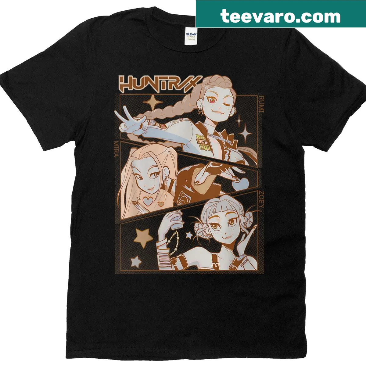 Officially licensed Kpop-huntrix women's t-shirt — on a men's t-shirt
