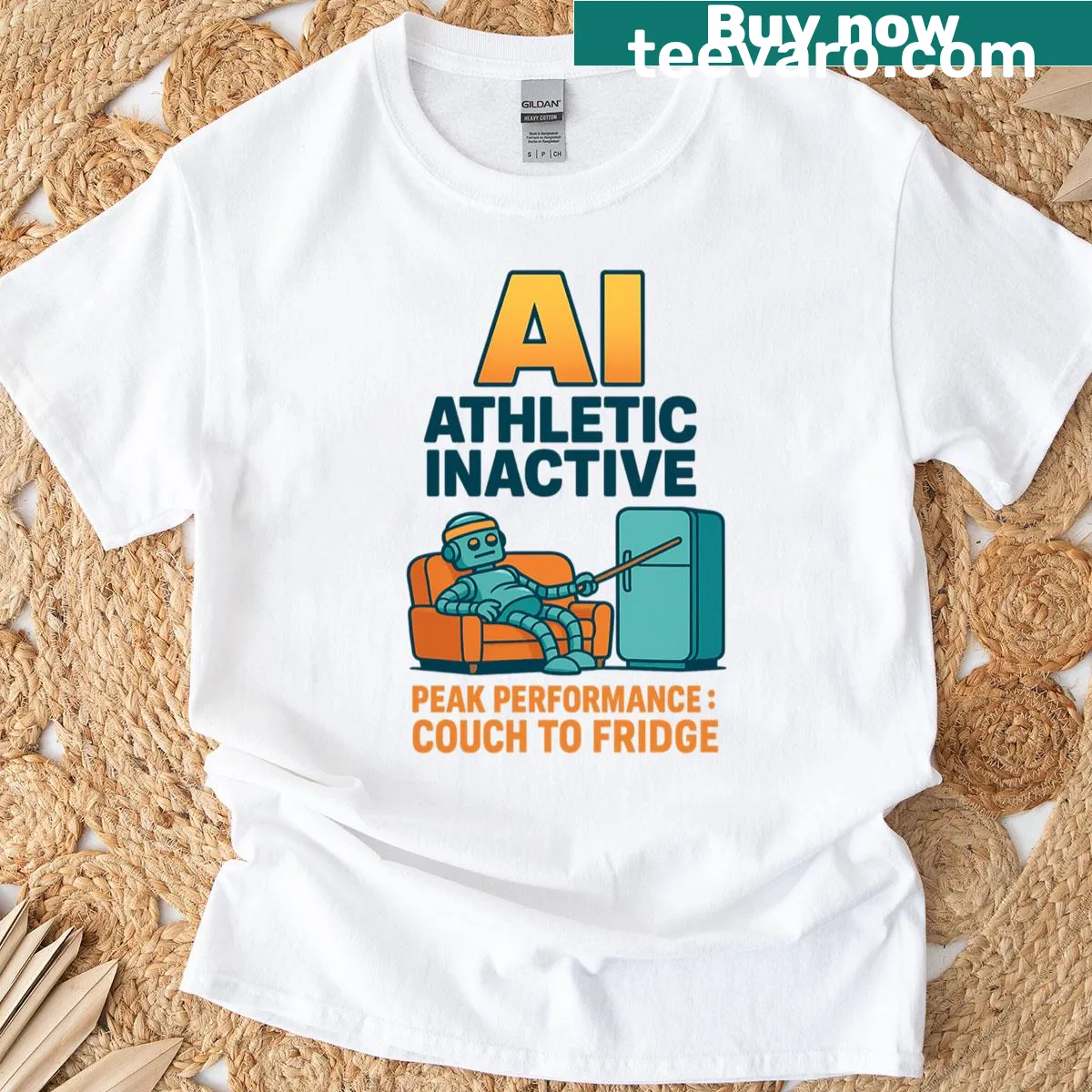 Bold text graphic stating 'Ai Athletic Inactive 2' — on a men's t-shirt