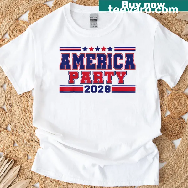 Bold America Party 2028 T-shirt with impactful messaging