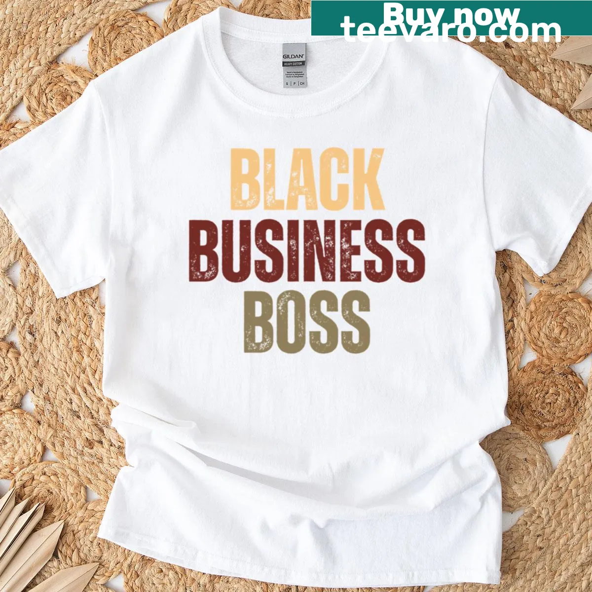 Empowering t-shirt for Black entrepreneurs and business leaders — on a men's t-shirt