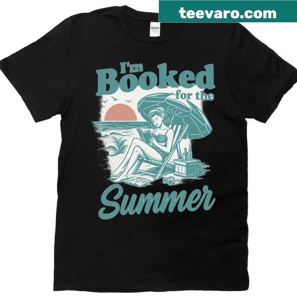 Charming summer reading graphic t-shirt