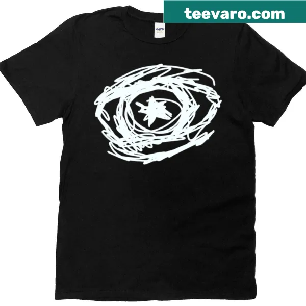 Inverted typographic design 'Star In Their Eye' T-shirt