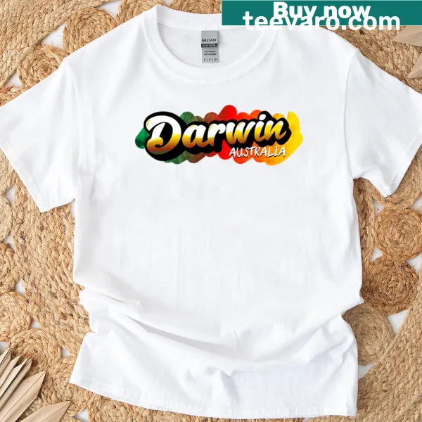 Darwin Northern Territory T-shirt featuring a minimalist design.