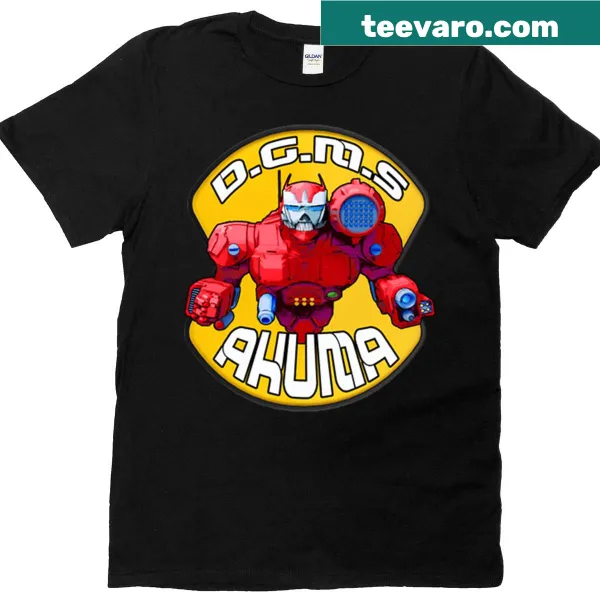 Typographic design featuring Dcms Akuma More Red text