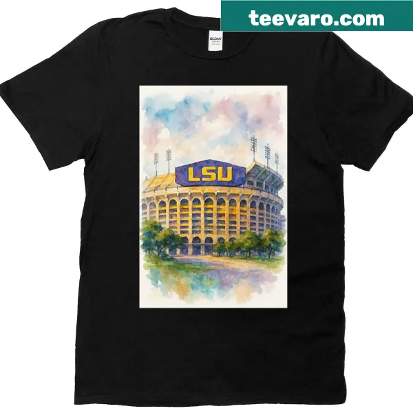 Illustration of Death Valley desert landscape on T-shirt